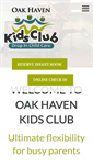 Mobile Screenshot of oakhavenkidsclub.com